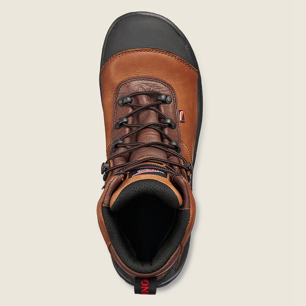 Red Wing Safety Boots Crv™ - 6-Inch Waterproof Toe - Brune/Svart - Herre 2970-SYJMI